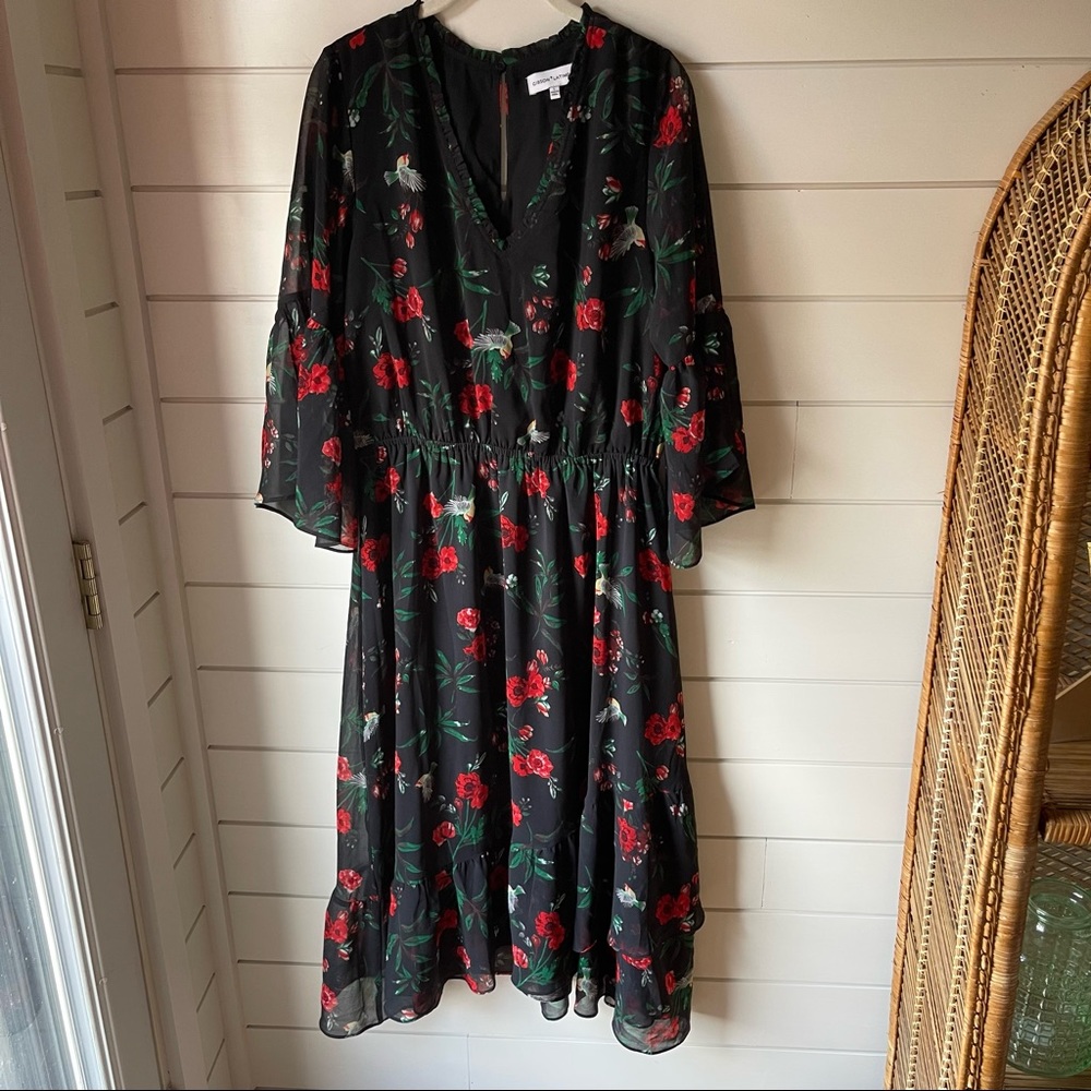 Black Floral Dress